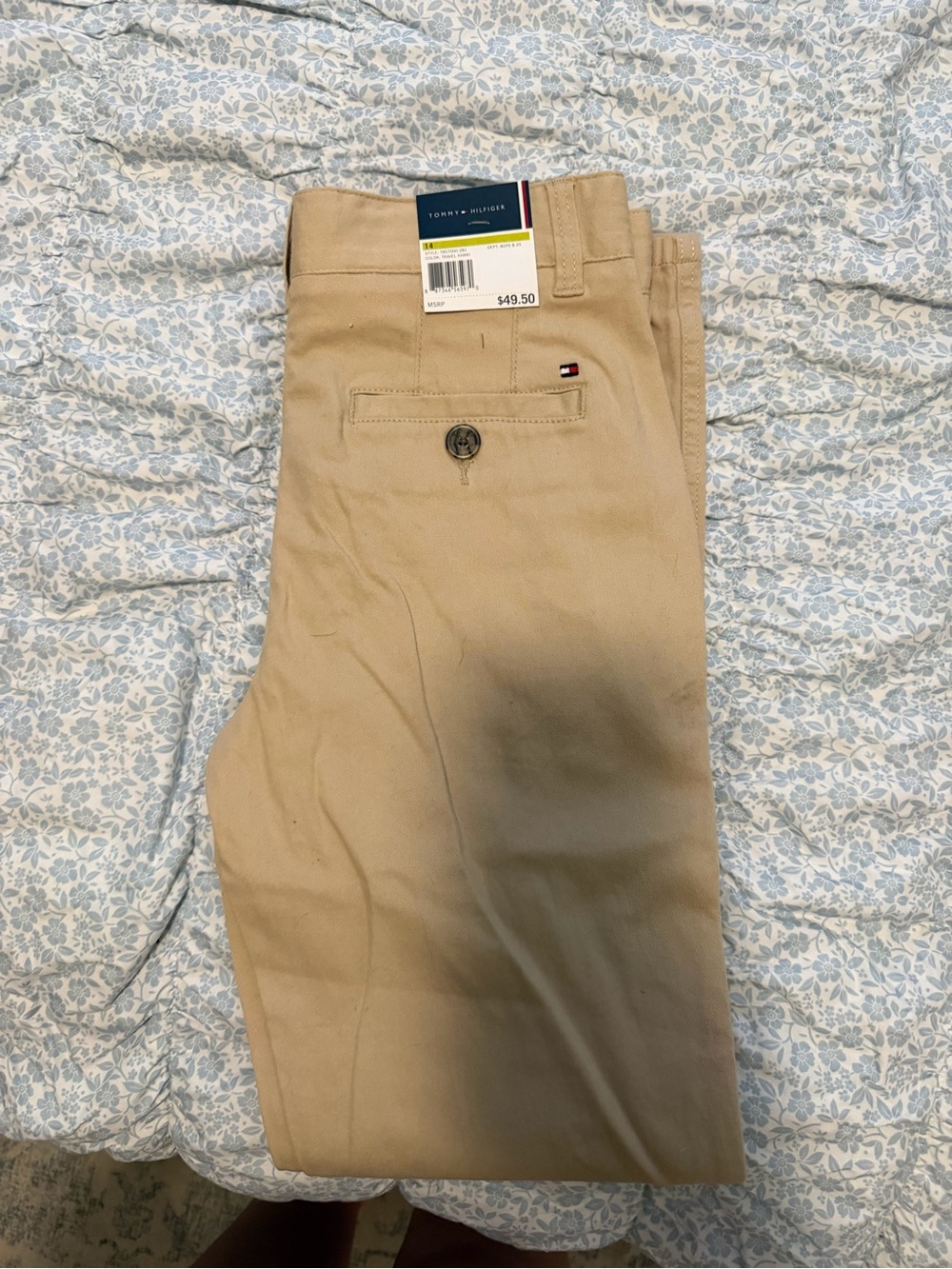 Tommy Hilfiger Boy’s Khaki Chino Pants